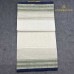 Balaramapuram Handloom Cotton Saree – Plain White Body with Navy Blue Kara, Subtle Gold Stripe Accents & Dual Kasavu Border