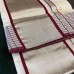 Balaramapuram Unakkupavu Single Set Mundu – Silver Kasavu with Dark Maroon Kara & Intricate Checked Border Design