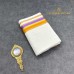 Balaramapuram Unakkupavu Single Set Mundu – Lavender Border with Mustard Yellow Kara & Golden Kasavu