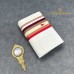 Balaramapuram Unakkupavu Single Set Mundu – Red & Dark Maroon Kara with Golden Kasavu & Patterned Neriyathu