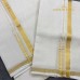 pure handloom balaramapuram unakkupaav set mundu - puli ella kara with chutti design