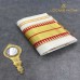 Balaramapuram Unakkupavu Single Set Mundu – Golden Kasavu with Red Thread Temple Motif Border