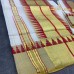 Balaramapuram Unakkupavu Single Set Mundu – Golden Kasavu with Red Thread Temple Motif Border