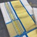 Balaramapuram Unakkupavu Single Set Mundu – Golden Kasavu with Blue Kara