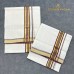 Balaramapuram Unakkupavu Single Set Mundu – Golden Kasavu with Subtle Maroon Kara Border