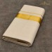 Cream Pure Handloom Balaramapuram Kasavu Double Mundu with Broad Gold Kasavu