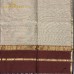 RICH CHOCOLATE BROWN MAHESHWARI PURE HANDLOOM SILK COTTON  SAREE
