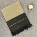 BLACK & BEIGE MAHESHWARI PURE HANDLOOM SILK COTTON SAREE
