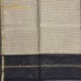 BLACK & BEIGE MAHESHWARI PURE HANDLOOM SILK COTTON SAREE