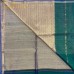 DEEP TEAL-PEACOCK GREEN MAHESHWARI PURE HANDLOOM SILK COTTON SAREE