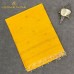 BRIGHT YELLOW MAHESHWARI PURE HANDLOOM SILK COTTON  SAREE