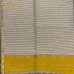ELEGANT MUSTARD YELLOW MAHESHWARI HANDLOOM PURE SILK COTTON SAREE