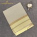 SOFT PASTEL YELLOW MAHESHWARI PURE HANDLOOM SILK COTTON   SAREE