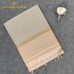 SOFT PEACH MAHESHWARI PURE HANDLOOM SILK COTTON SAREE