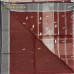 DEEP MAROON MAHESHWARI PURE HANDLOOM COTTON SILK SAREES