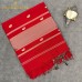RICH RED MAHESHWARI PURE HANDLOOM SILK COTTON  SAREE