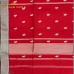 RICH RED MAHESHWARI PURE HANDLOOM SILK COTTON  SAREE