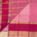 OFF WHITE WITH ROSE PINK MANAGALAGIRI SILK SAREE