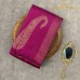 PURE HANDLOOM KANCHIPURAM SILK SAREE-DEEP RANI PINK