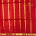 Bottle Green Pure Handloom Cotton Silk Saree with Gold Buttas and Broad Red Zari Border