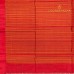 Coffee Brown Pure Handloom Cotton Silk Saree with Gold Floral Buttas and Maroon Border