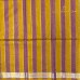 Turmeric Yellow Pure Handloom Cotton Silk Saree with Gold Zari Stripes