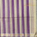 Beige Pure Handloom Cotton Silk Saree with Gold and Silver Zari Stripes