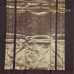 Dark Coffee Brown Pure Handloom Cotton Silk Saree with Gold Zari Stripes and Buttas