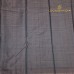 Dark Coffee Brown Pure Handloom Cotton Silk Saree with Gold Zari Stripes and Buttas