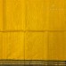 Lemon Yellow Pure Handloom Cotton Silk Saree with Gold Buttas and Olive Border